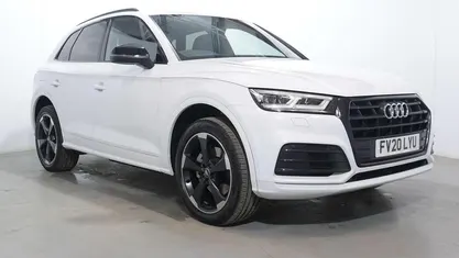 White Used 2020 Audi Q5 Black Edition SUV | £25,995 (Fair price)