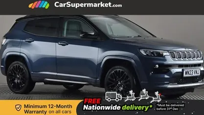 Blue/black Used 2023 Jeep Compass SUV | £17,497 (Fair price)