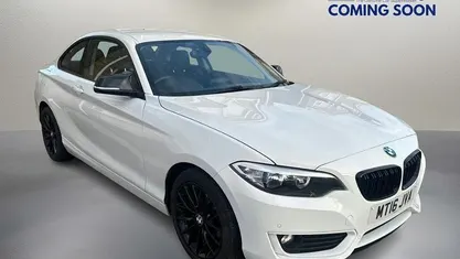 White Used 2015 BMW 218 Advantage Coupe | £9,250 (Fair price)