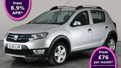 Silver Used 2015 Dacia Sandero Lauréate Hatchback | £6,027 (Fair price)