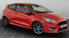 Red Used 2018 Ford Fiesta ST-Line Hatchback | £5,395 (Fair price)
