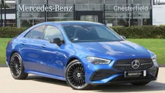 Blue Used 2024 Mercedes CLA220 AMG Line Premium Plus Sedan | £32,600 (Fair price)