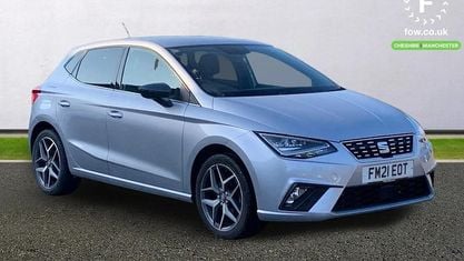 Używany Seat Ibiza XCELLENCE 110 KM (80 kW) 2021 Srebrny Hatchback