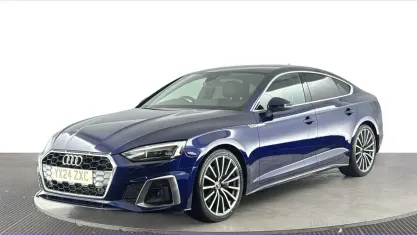 Used Audi A5 Sportback S-Line 204 HP (150 kW) 2024 Blue Hatchback