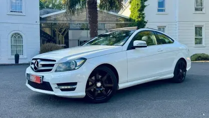 Used Mercedes C250 Sport Edition 204 HP (150 kW) 2014 White Coupe