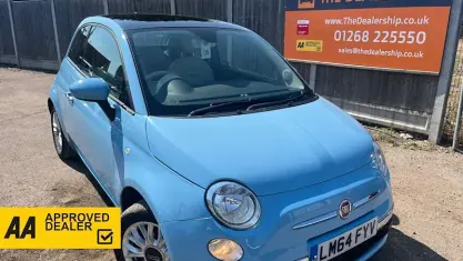 Used Fiat 500 Lounge 69 HP (50 kW) 2014 Blue Hatchback
