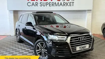 Used Audi Q7 S-Line 272 HP (200 kW) 2015 Black SUV