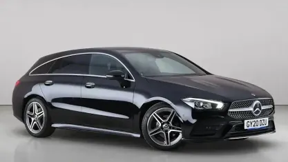 Used Mercedes CLA180 AMG line 136 HP (100 kW) 2020 Black Coupe