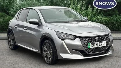 Used Peugeot e-208 Allure Premium 100 kW (136 HP) 2021 Cumulus grey Hatchback