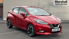 Red Used 2022 Nissan Micra Acenta Hatchback | £11,756 (Fair price)