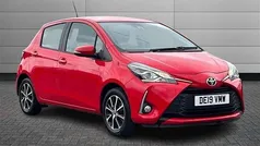 Red Used 2019 Toyota Yaris Hatchback | £10,450 (Fair price)