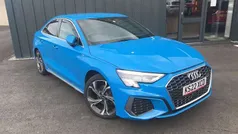 Blue Used 2022 Audi A3 S-Line Sedan | £23,495 (Fair price)