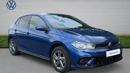 Used VW Polo R-line 116 HP (85 kW) 2025 Blue Hatchback