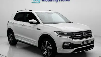 Used VW T-Cross R-line 110 HP (80 kW) 2022 White SUV