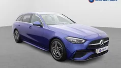 Blue Used 2022 Mercedes C300 AMG line Estate | £26,599 (Good price)