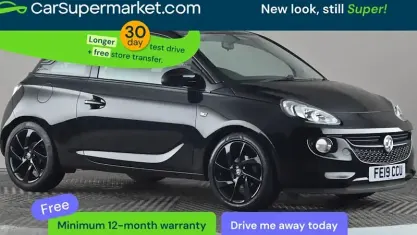 Second-hand Vauxhall Adam 69 CP (50 kW) 2019 Negru Hatchback