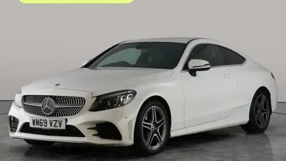 Used Mercedes C200 AMG line 184 HP (135 kW) 2020 White Coupe