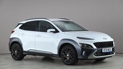 Gebraucht Hyundai Kona Premium 141 PS (103 kW) 2021 Weiß SUV