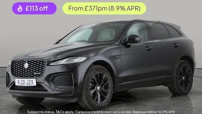 Black Used 2021 Jaguar F-Pace R-Dynamic SUV | £24,623 (Super price)