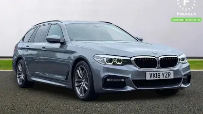 Used BMW 520 M Sport 190 HP (139 kW) 2018 Blue Estate