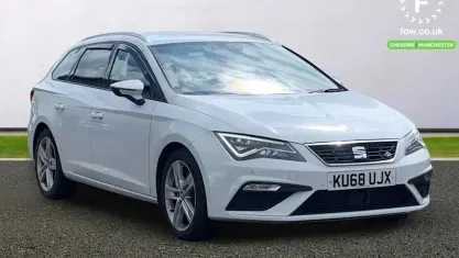 Used Seat Leon FR Sport 190 HP (139 kW) 2018 White Estate