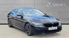 Black Used 2022 BMW 520 M Sport Sedan | £28,332 (Fair price)
