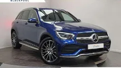 Blue Used 2021 Mercedes GLC300 AMG Line Premium SUV | £26,965 (Fair price)