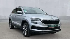 Brilliant silver metallic Used 2024 Skoda Karoq SE L SUV | £23,490 (Fair price)