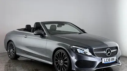 Grey Used 2018 Mercedes C200 AMG line Cabriolet | £17,200 (Good price)