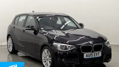 Used BMW 120 M Sport 184 HP (135 kW) 2017 Black Hatchback