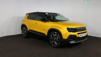 Used Jeep Avenger Summit 101 HP (74 kW) 2025 Yellow/black SUV