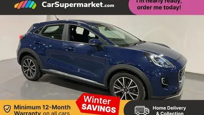 Blue Used 2022 Ford Puma Titanium Hatchback | £14,697 (Good price)
