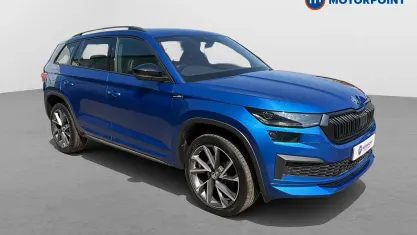 Used Skoda Kodiaq SportLine 150 HP (110 kW) 2023 Blue SUV