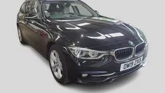 Black sapphire metallic paint Used 2018 BMW 320 Sport Line Estate | £18,795 (Fair price)