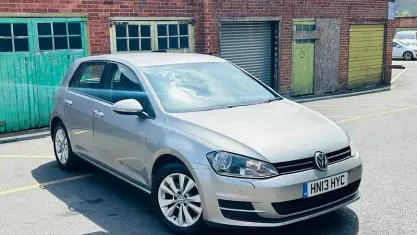 Used VW Golf VII SE 122 HP (89 kW) 2013 Silver Hatchback
