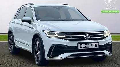 Used VW Tiguan R-line 150 HP (110 kW) 2022 White SUV