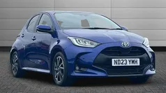 Blue Used 2023 Toyota Yaris Hybrid Design Hatchback | £18,550 (Fair price)