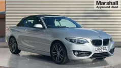 Silver Used 2018 BMW 220 Sport Line Cabriolet | £15,492 (Fair price)