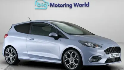 Used Ford Fiesta ST-Line 125 HP (91 kW) 2021 Blue Hatchback