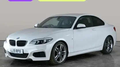 Begagnad BMW 218 M Sport 136 HK (100 kW) 2019 Vit Sportkupé