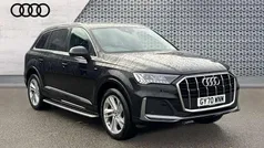 Black Used 2021 Audi Q7 S-Line SUV | £35,604 (Fair price)