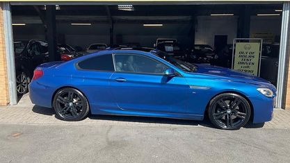 Begagnad BMW 640 M Sport 313 HK (230 kW) 2017 Blå Sportkupé