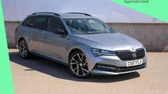 Business grey metallic Used 2020 Skoda Superb SportlinePlus Estate | £22,795 (Fair price)