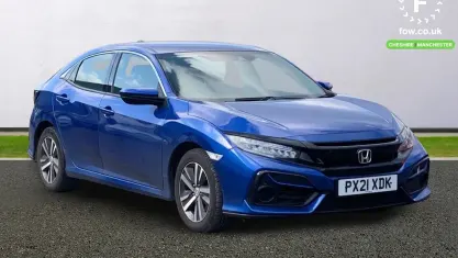 Used Honda Civic SE 126 HP (92 kW) 2021 Blue Hatchback