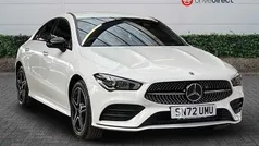 Solid cirrus white Used 2022 Mercedes CLA250e AMG Line Premium Sedan | £22,850 (Fair price)