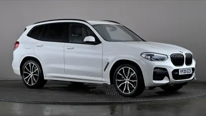 Used BMW X3 M Sport 190 HP (139 kW) 2020 White SUV