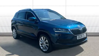 Used Skoda Karoq SE L 150 HP (110 kW) 2020 Blue SUV