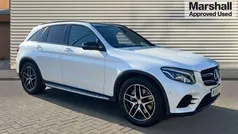 White Used 2016 Mercedes GLC250 AMG line SUV | £18,915 (Fair price)