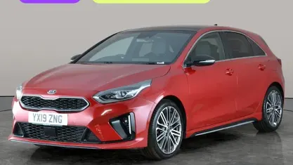 Used Kia Ceed GT-Line S 140 HP (102 kW) 2019 Red Hatchback