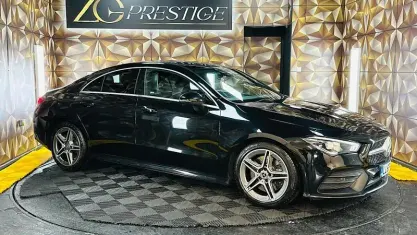 Used Mercedes CLA250 AMG line 224 HP (164 kW) 2019 Black Coupe
